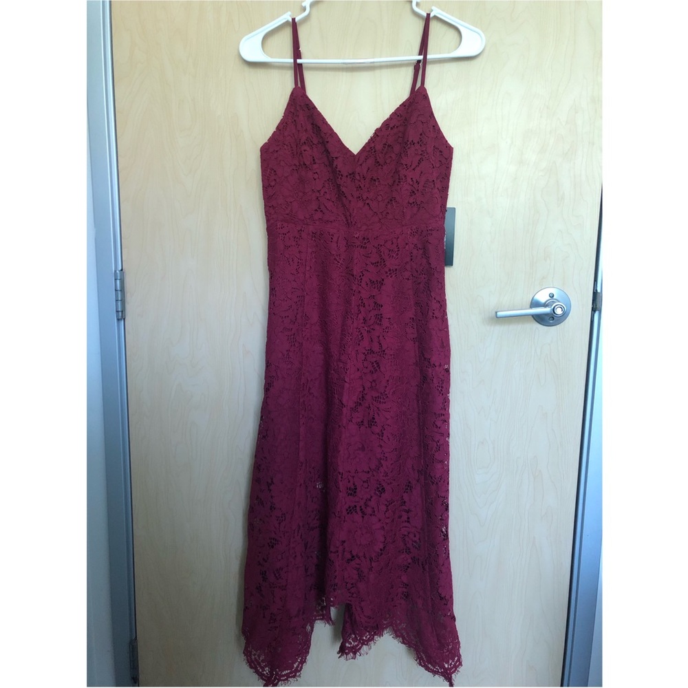 Lulus Burgundy Maxi Dress
